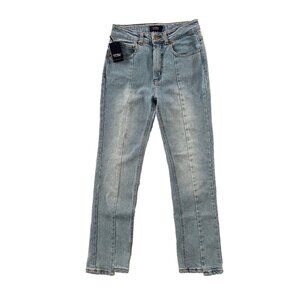 Class Cavalli By Roberto Cavalli High Rise Cropped Denim Jeans ( 25 )